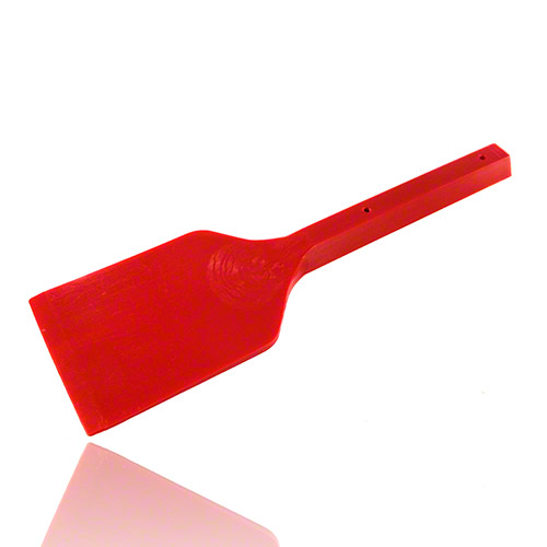 Schaber aus PE f&uuml;r Filterkuchen, Farbe rot, PE-HD