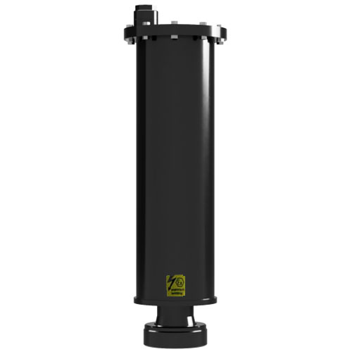 S&auml;uredunstabscheider Typ SDA 160, 7,0 Liter, PE-el (elektrisch leitf&auml;hige Ausf&uuml;hrung), Anschluss &Uuml;berwurfmutter